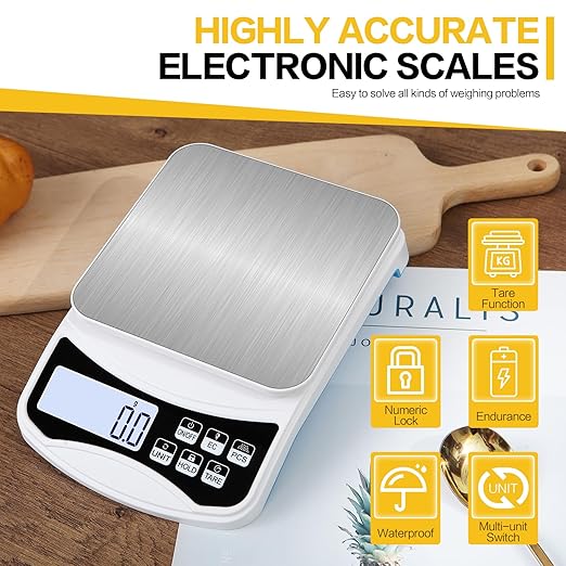 Digital Lab Scale 5000g x 0.1g LCD Display Analytical Balance Jewelry Scale - Image 2