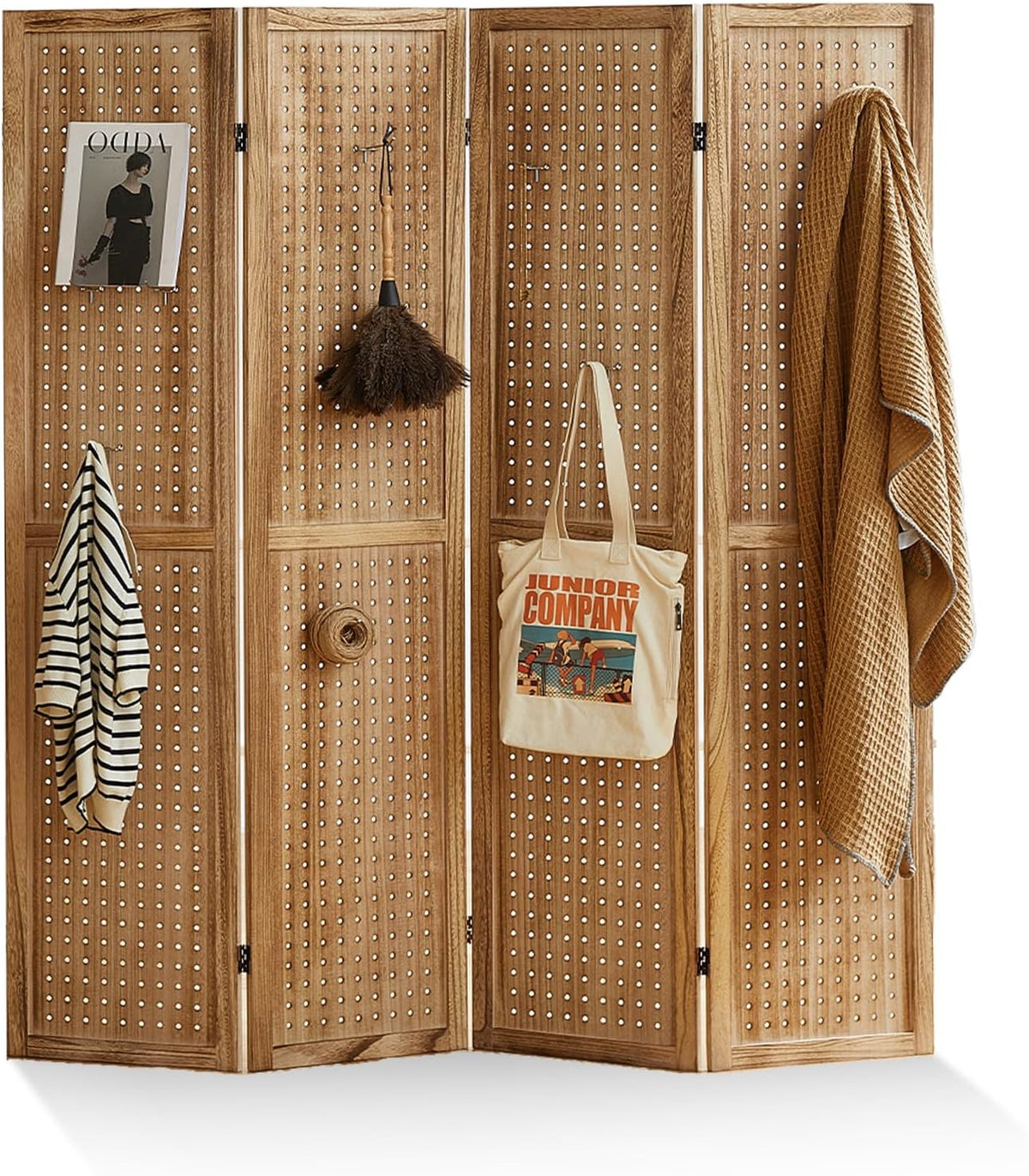 Asnefeli Pegboard Display Room Divider