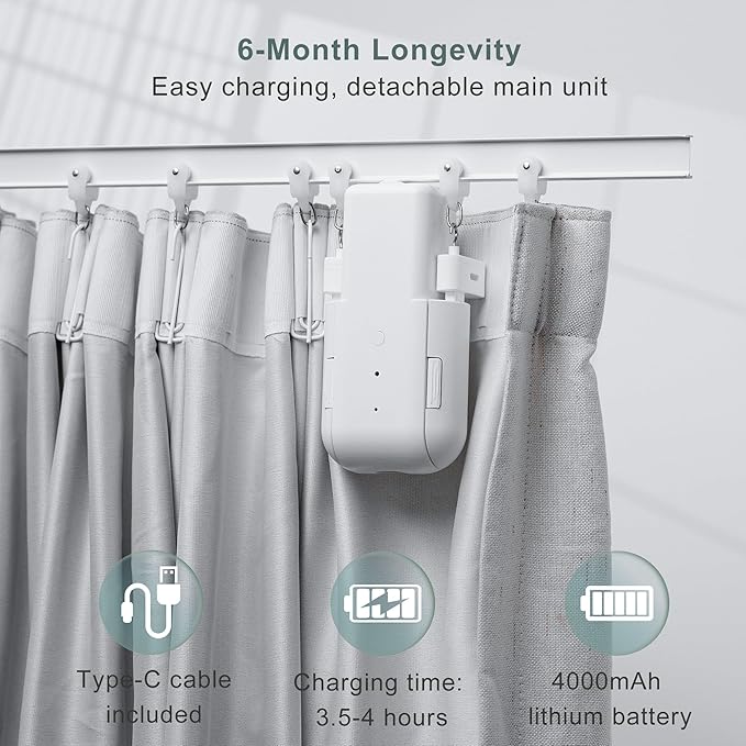 Takkicept Automatic Curtain Opener Electric: Smart Remote Control - Image 5