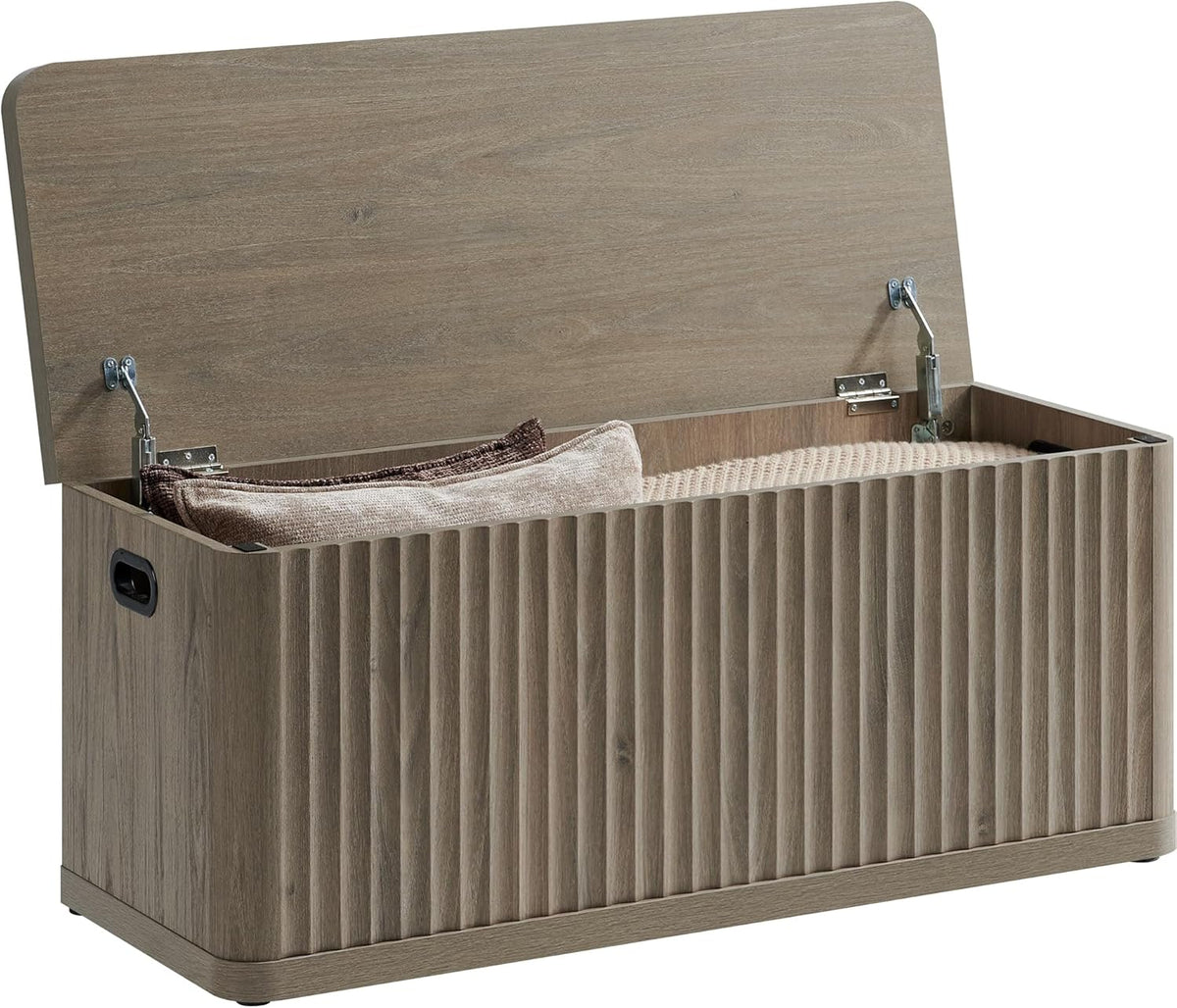 sicotas storage bench 40.2" wide shoe bench with, main product view