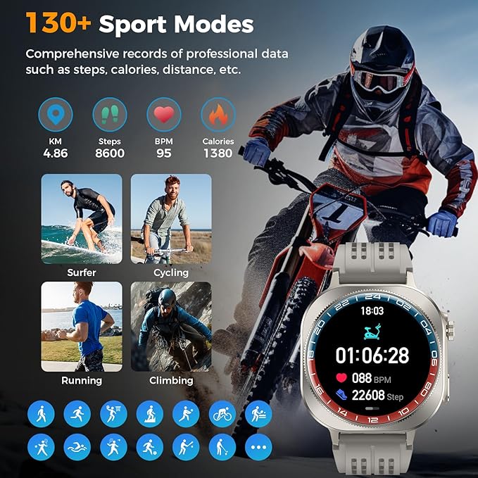 Soudorv Smart Watch, 2026 AMOLED 1.43" Smartwatch - Image 5