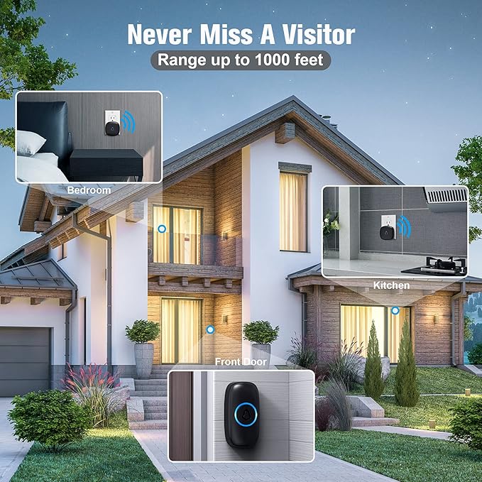 SECRUI Doorbell, Wireless Doorbell - Image 5