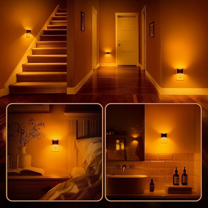 DORESshop LED Night Light, Night Lights Plug into Wall, 3 Level Brightness - Image 3