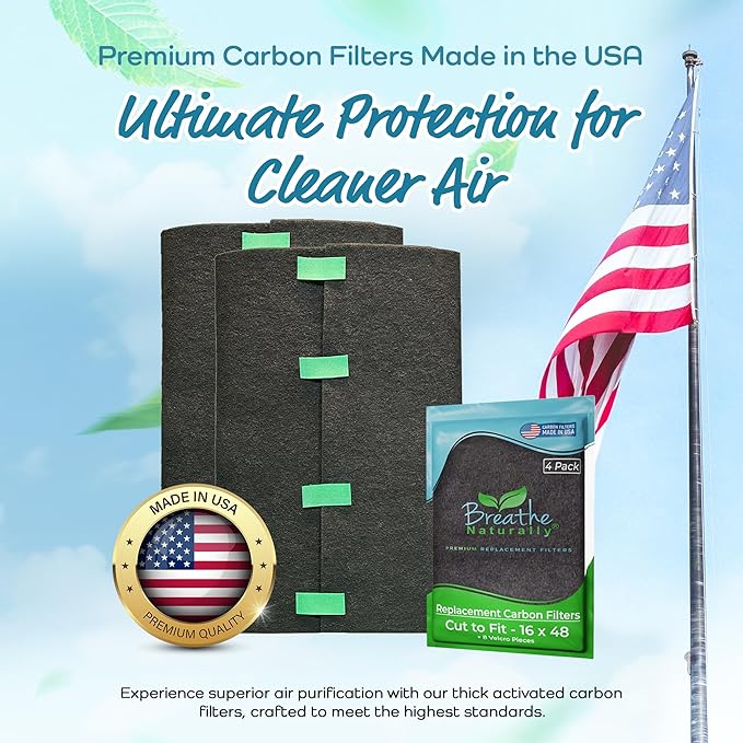 Breathe Naturally Universal Cut To Fit Carbon Activated Air Filter - Image 2