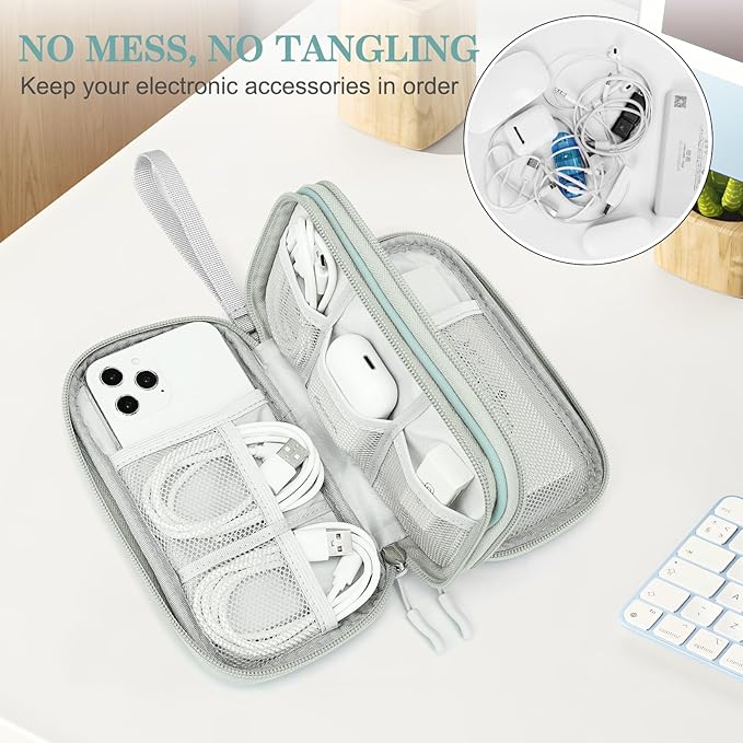 FYY Electronic Organizer, Travel Cable Organizer Bag Pouch Electronic - Image 5