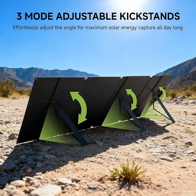 ALLPOWERS SOLAX SE200 200W Portable Folding Solar Panel, High-Efficiency - Image 5