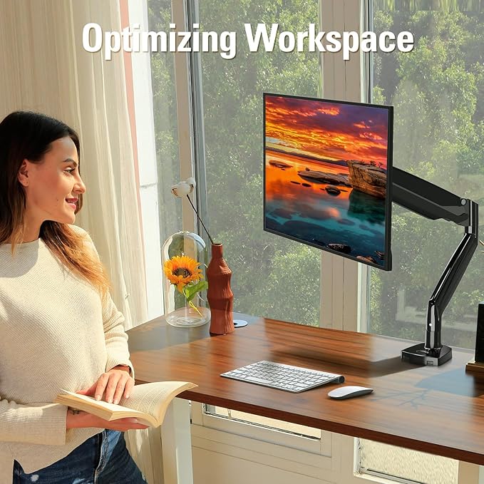 DreamAxis Single Monitor Mount Stand - Image 3