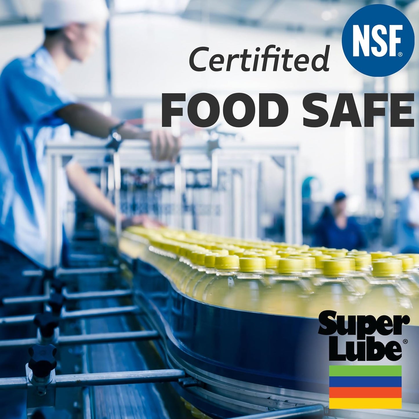 Super Lube Silicone O-Ring Grease Non-Curing Compound (Translucent White, 3oz Tube) | NSF Certified Food Grade & Clean | Heat Stable