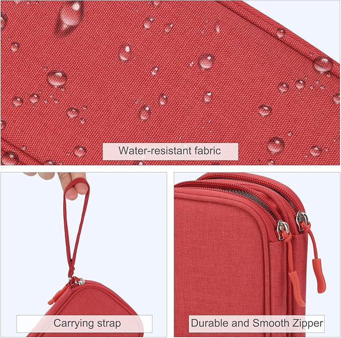 FYY Travel Cable Organizer Pouch Electronic Accessories Carry Case Portable - Image 4
