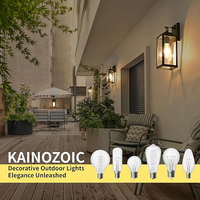 Kainozoic Motion Sensor Dawn to Dusk Outdoor Sensor Light Fixture Anti-Rust - Image 9