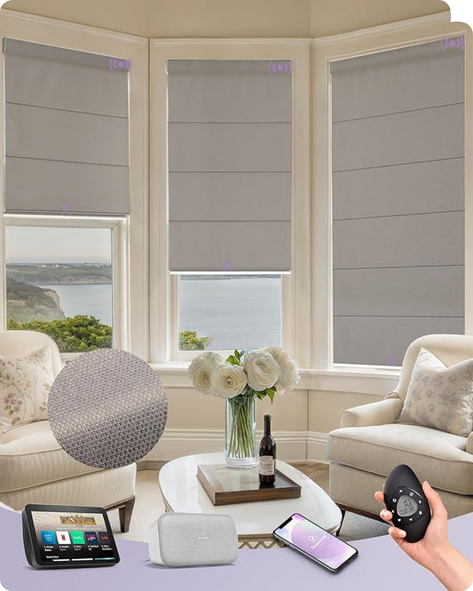Graywind Smart Roman Shades Compatible by Graywindbeyondshading