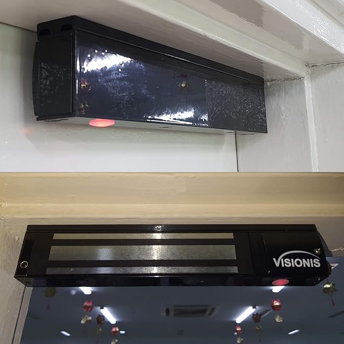 Visionis FPC-5192-BL Black 600lbs Indoor Electromagnetic Lock - Image 6