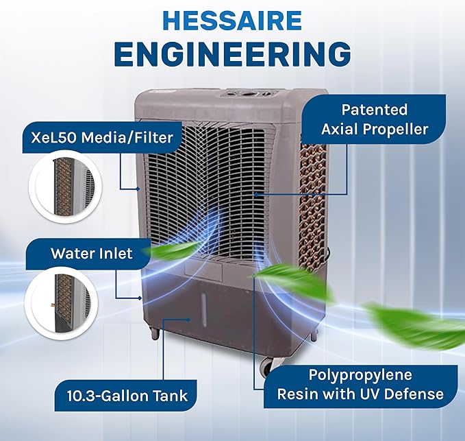 Hessaire MC37M 3100CFM Evaporative Cooler - Image 6
