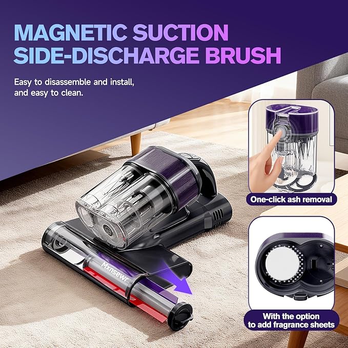 Mxnsewr Mattress Vacuum Cleaner, Ultrasonic Bed Vacuum Cleaner - Image 3