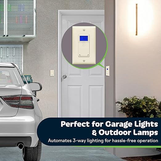 TOPGREENER Digital Astronomic Timer Switch, 7-Day Programmable Sunrise Sunset - Image 2