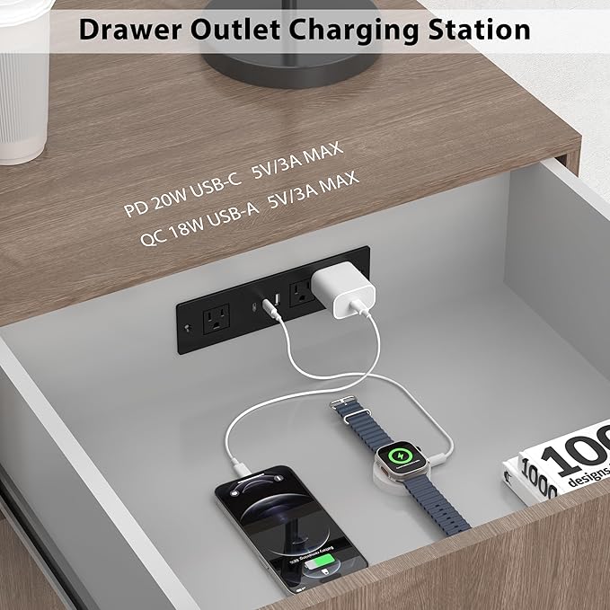 Furniture Drawer Outlet, Recessed Power Strip - Image 3