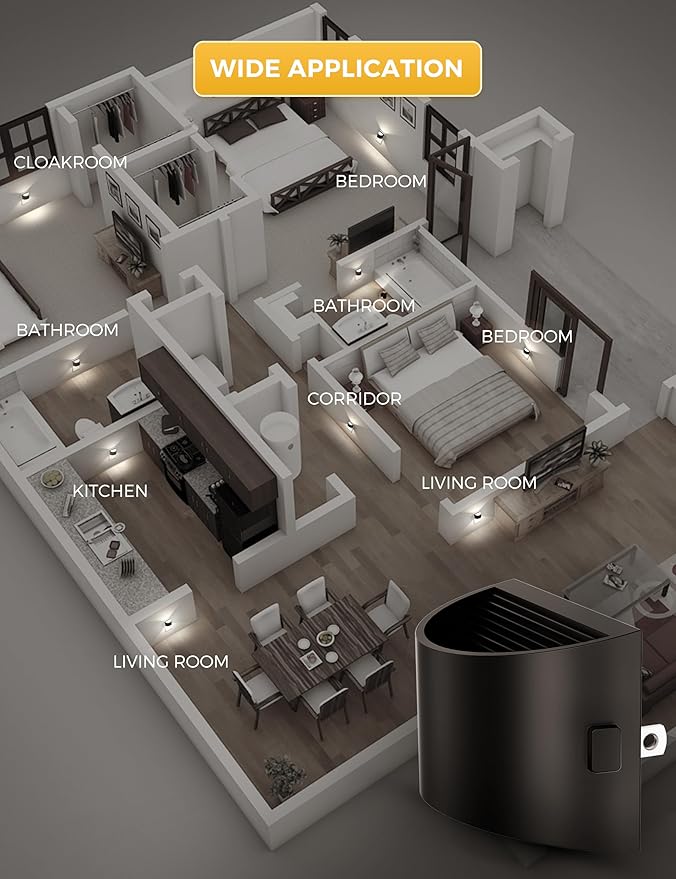 L LOHAS LED Night Lights Plug into Wall 2 Pack, Nightlight - Image 7