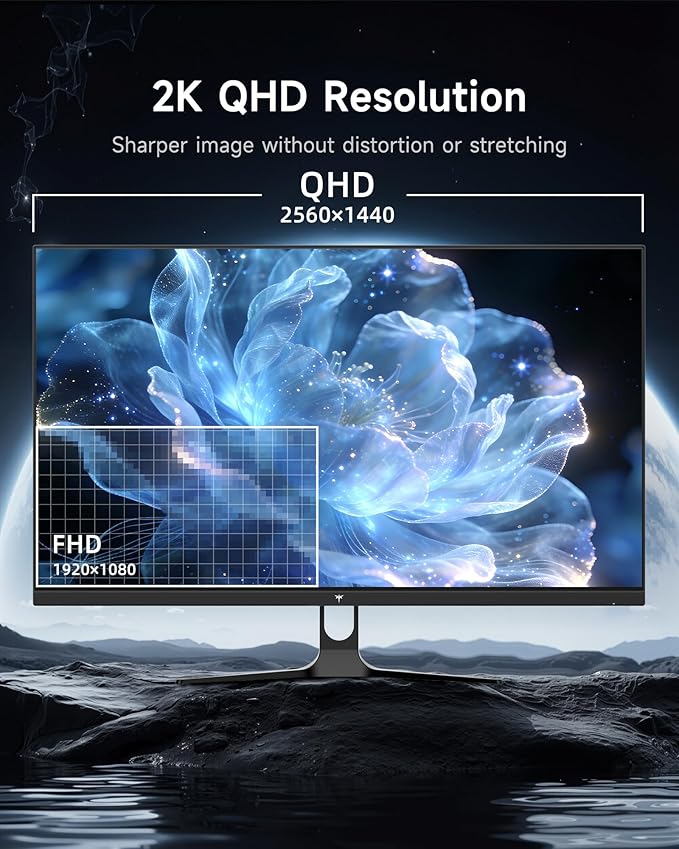 KTC 32 Inch 2K Computer Monitor, QHD 120Hz Monitor - Image 2
