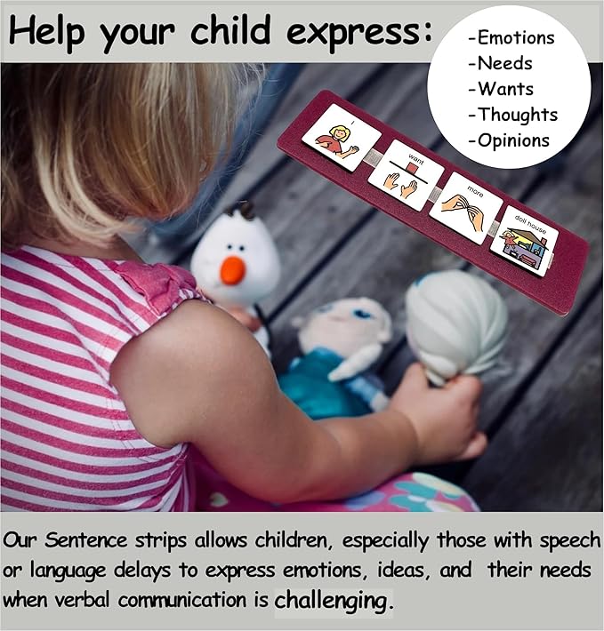 Smile4autism Small 2x8 Tools Perfect to Keep Your Loose Visual Picture Cards - Image 4