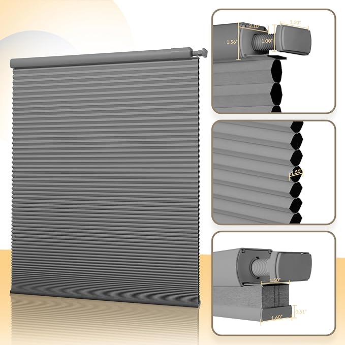 Boolegon No Drill Motorized Cellular Blinds - Image 8