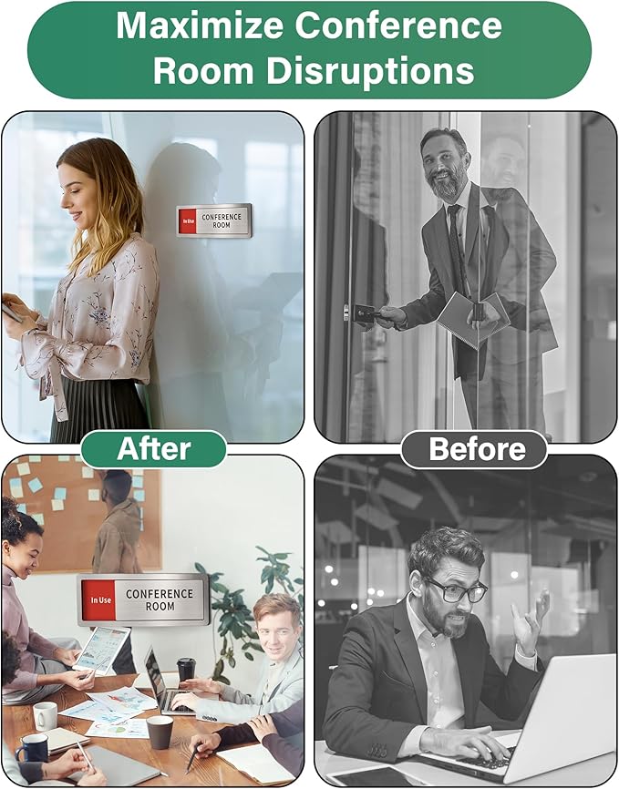 Wellness Room Office Door Signs, Do Not Disturb- In Use/Available Slider Sign - Image 4