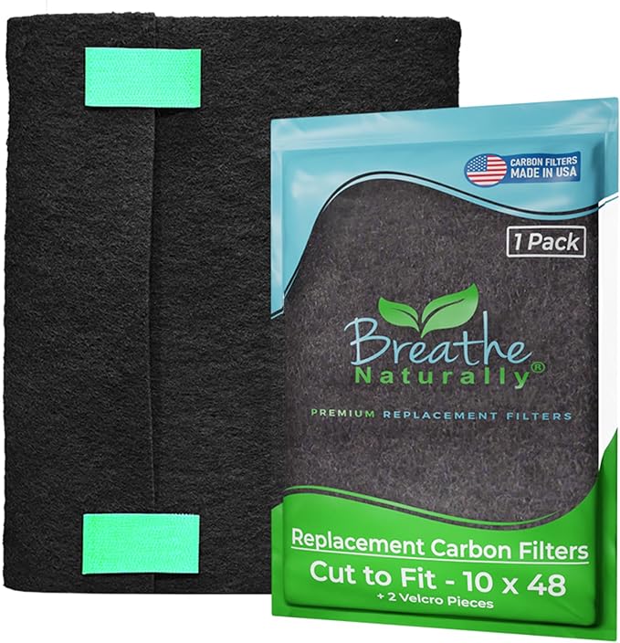 Breathe Naturally Universal Cut To Fit Carbon Activated Air Filter by BreatheNaturally