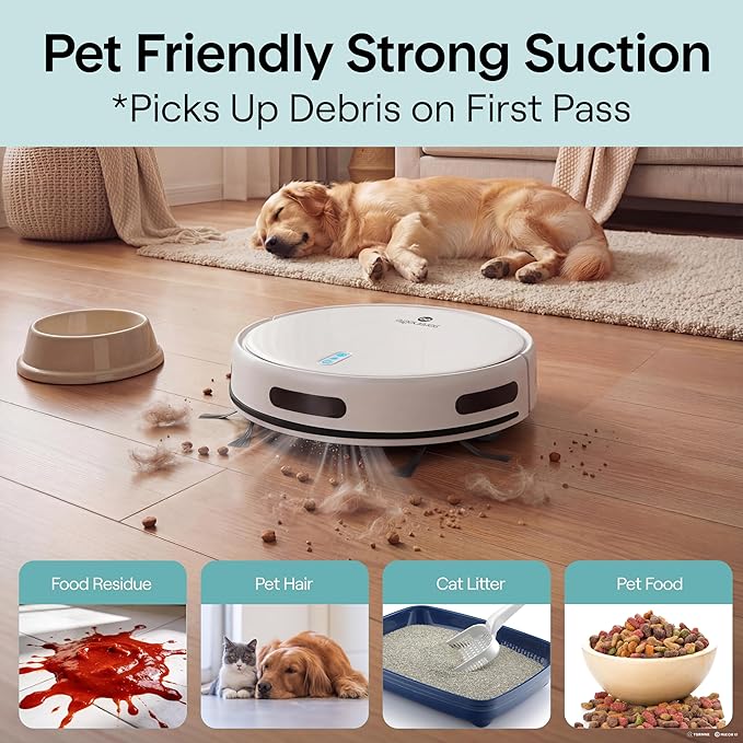 SereneLife Automatic Robot Vacuum Cleaner and Mop Combo, Pro Edition - Image 3