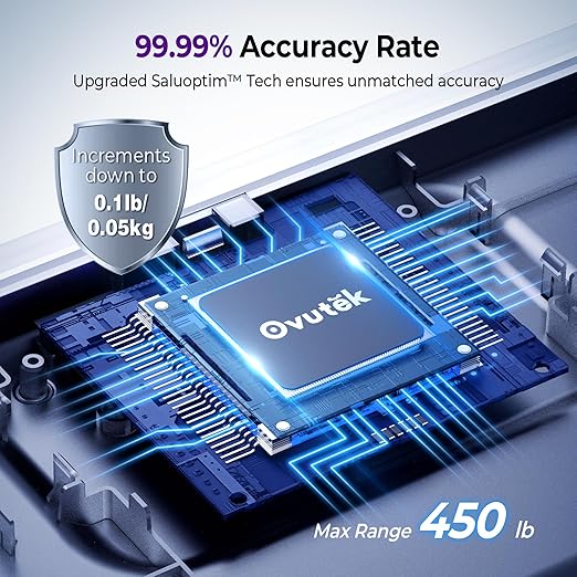 Ovutek Bathroom Scales Digital Weight, Topnotch Quality 450lb Weight Scale - Image 2