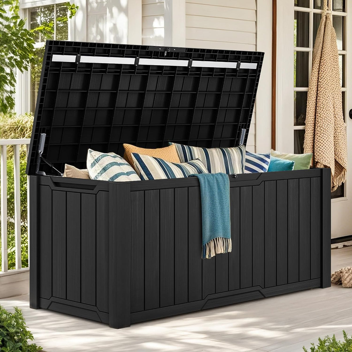 yitahome xxl 230 gallon large outdoor storage deck, main product view