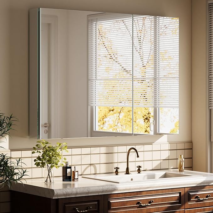 Bathroom Medicine Cabinet Mirror by Unknown