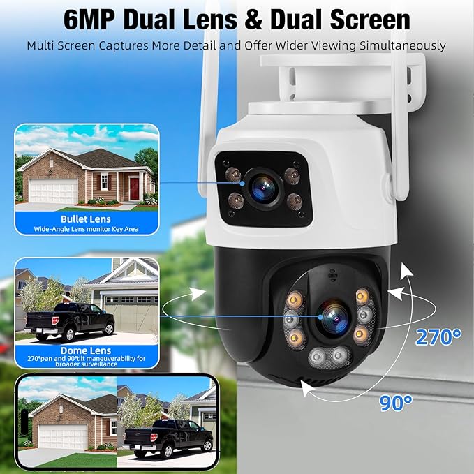 Fuers Wireless WiFi Security Camera System, 8CH HD NVR Kit, Night Vision - Image 3