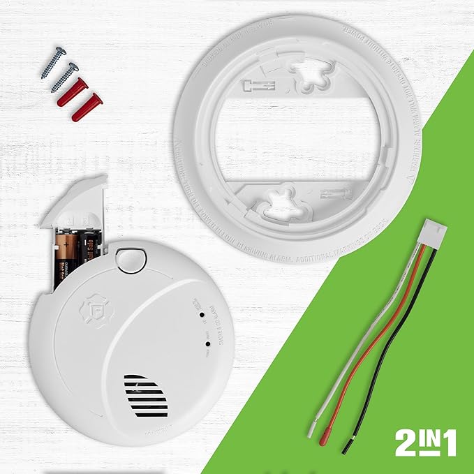 First Alert Combination Smoke & Carbon Monoxide Alarm, Interconnect Hardwire - Image 3
