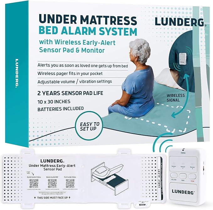 Lunderg Under Mattress Bed Alarm by LUNDERG