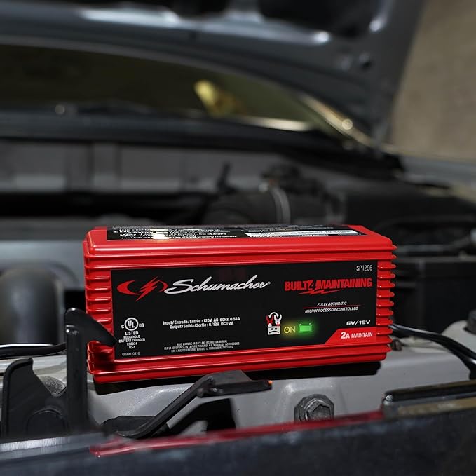 Schumacher Electric 2A Car Battery Charger and Maintainer, 3-in-1 Solution - Image 4