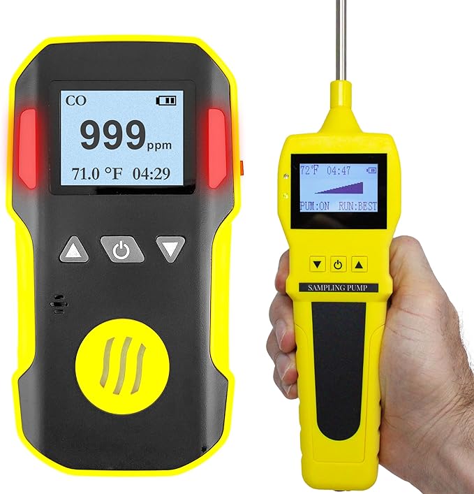 Carbon Monoxide Detector CO Analyzer + Pump by Forensics | USA NIST Calibration by FORENSICSDETECTORS