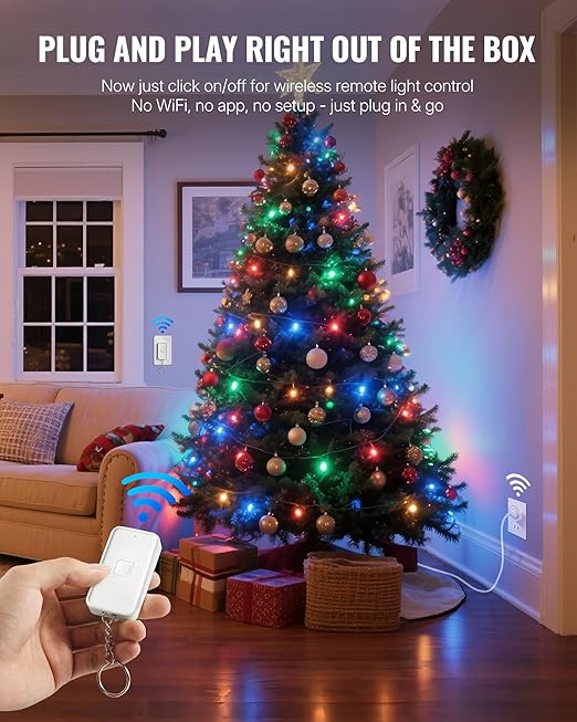WILAWELS Remote Control Outlet Wireless Wall Switch, Wireless On Off Remote - Image 4