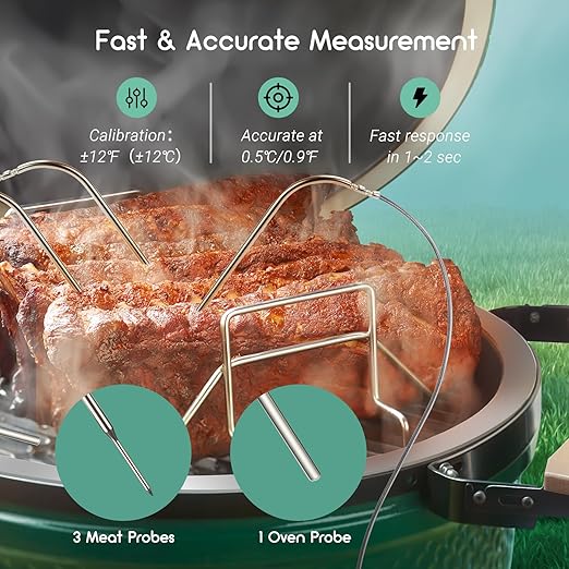 Wi-Fi & Bluetooth BBQ Smoker Temperature Controller - Image 7