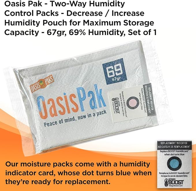 OasisPak 69% RH Two-Way Humidity Control Packs - Image 2