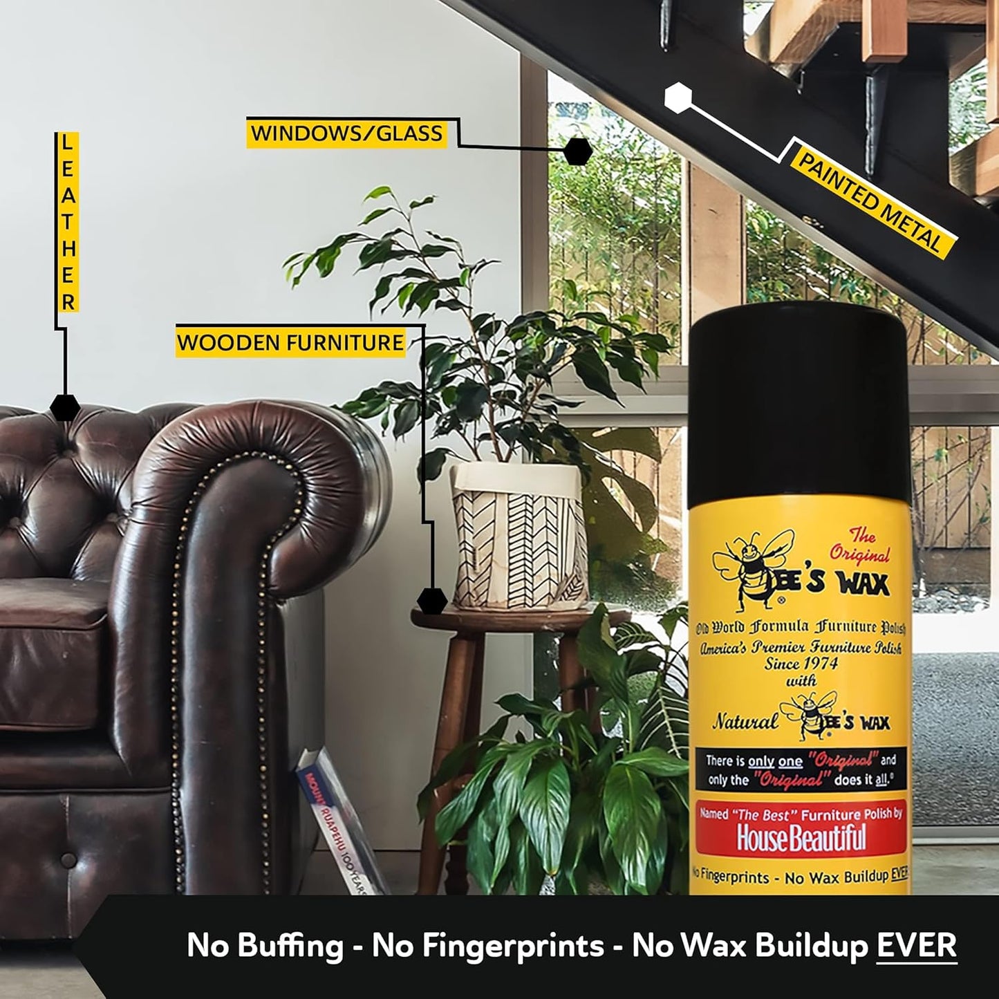 The Original BEE'S WAX Old World Formula Furniture Polish - 4 Pack