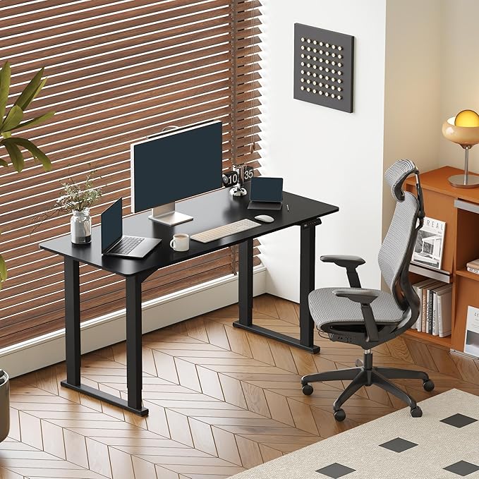 SANODESK 4-Leg Standing Desk, Electric Height Adjustable Desk - Image 4
