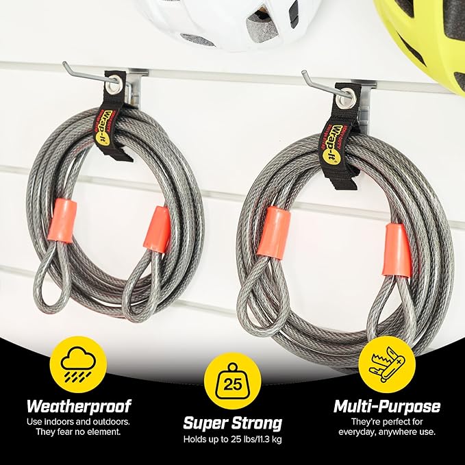 Heavy-Duty Wrap-It Storage Straps, 7-inch - Image 2