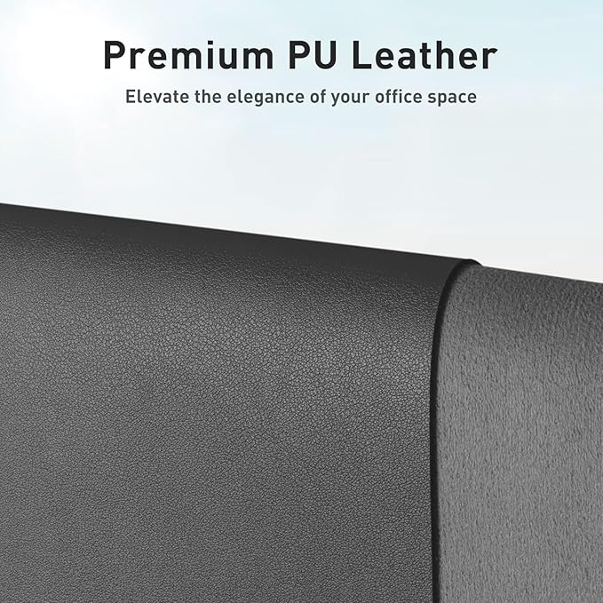 Aothia Faux Leather Desk Mat – Large Mouse Pad, Non-Slip PU Leather Blotter - Image 2