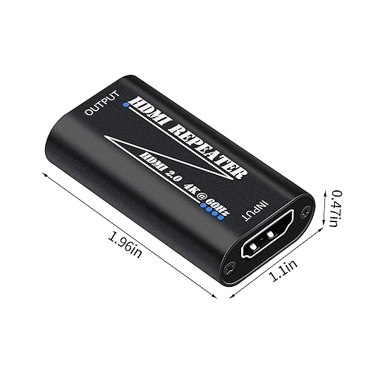 HDMI 2.0 Repeater Extender 4K@60Hz, HDMI Amplifier Signal Booster Plug & Play - Image 6