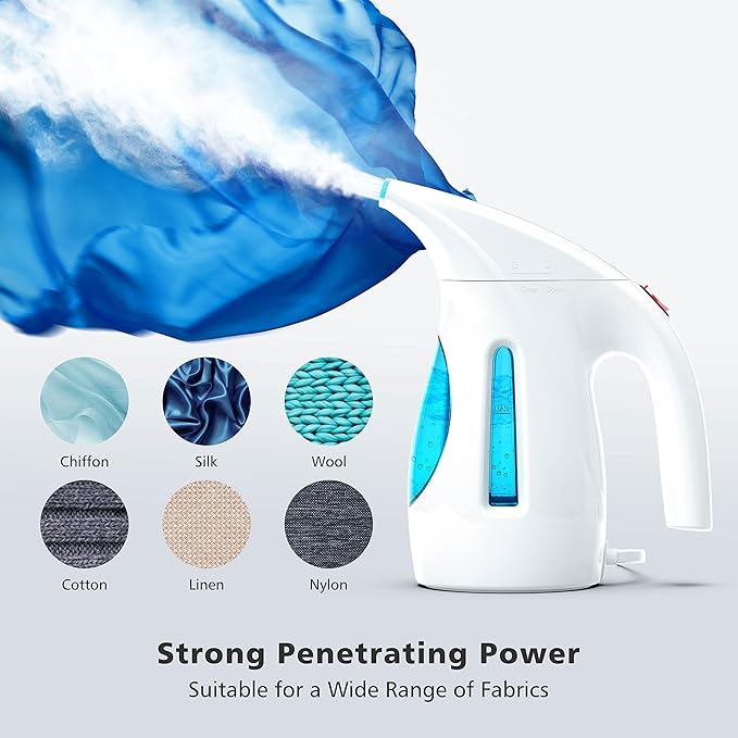 HiLIFE Steamer for Clothes, Portable Handheld Clothing Steamer, 240ml Big - Image 3