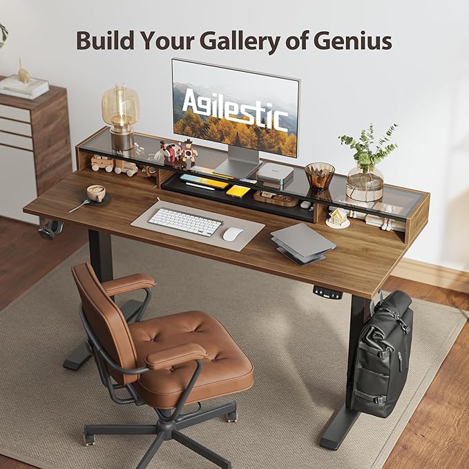 Agilestic Glass Standing Desk - Image 5