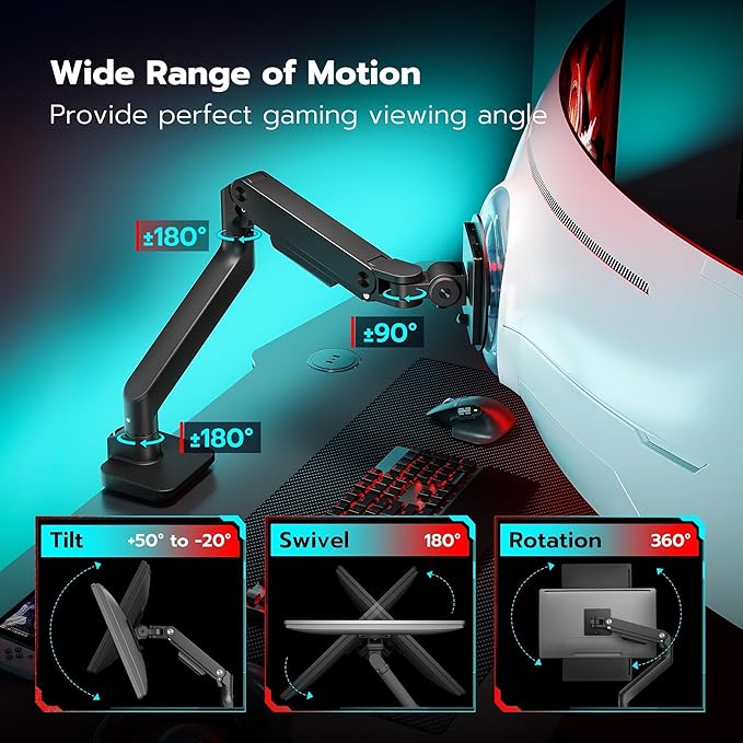 ARES WING Ultrawide Monitor Arm - Image 4