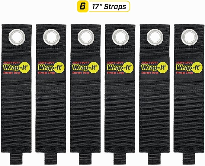 Heavy-Duty Wrap-It Storage Straps, 17-inch - Image 3
