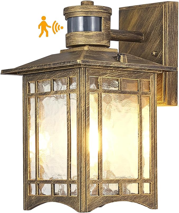 XANGQAN Bronze Outdoor Motion Sensor Lights by XANGQAN