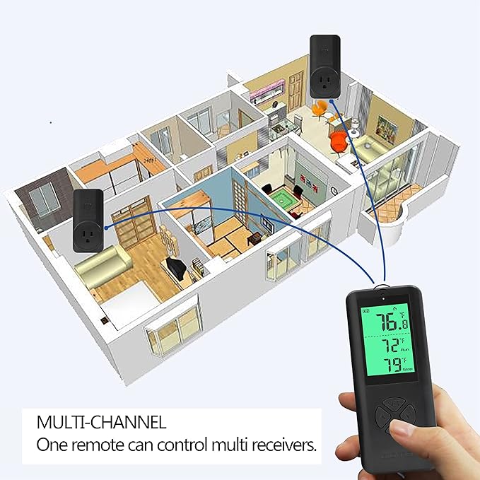 DIGITEN Temperature Controller Wireless Thermostat Outlet Greenhouse Thermostat - Image 6