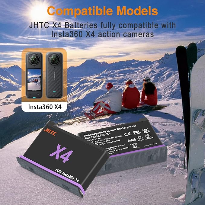 JHTC 360 X4 Battery Compatible - Image 2